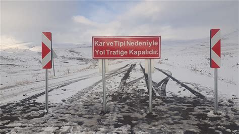 Kars-Ardahan kara yolu tipi nedeniyle ulaşıma kapatıldı - Son Dakika Haberleri